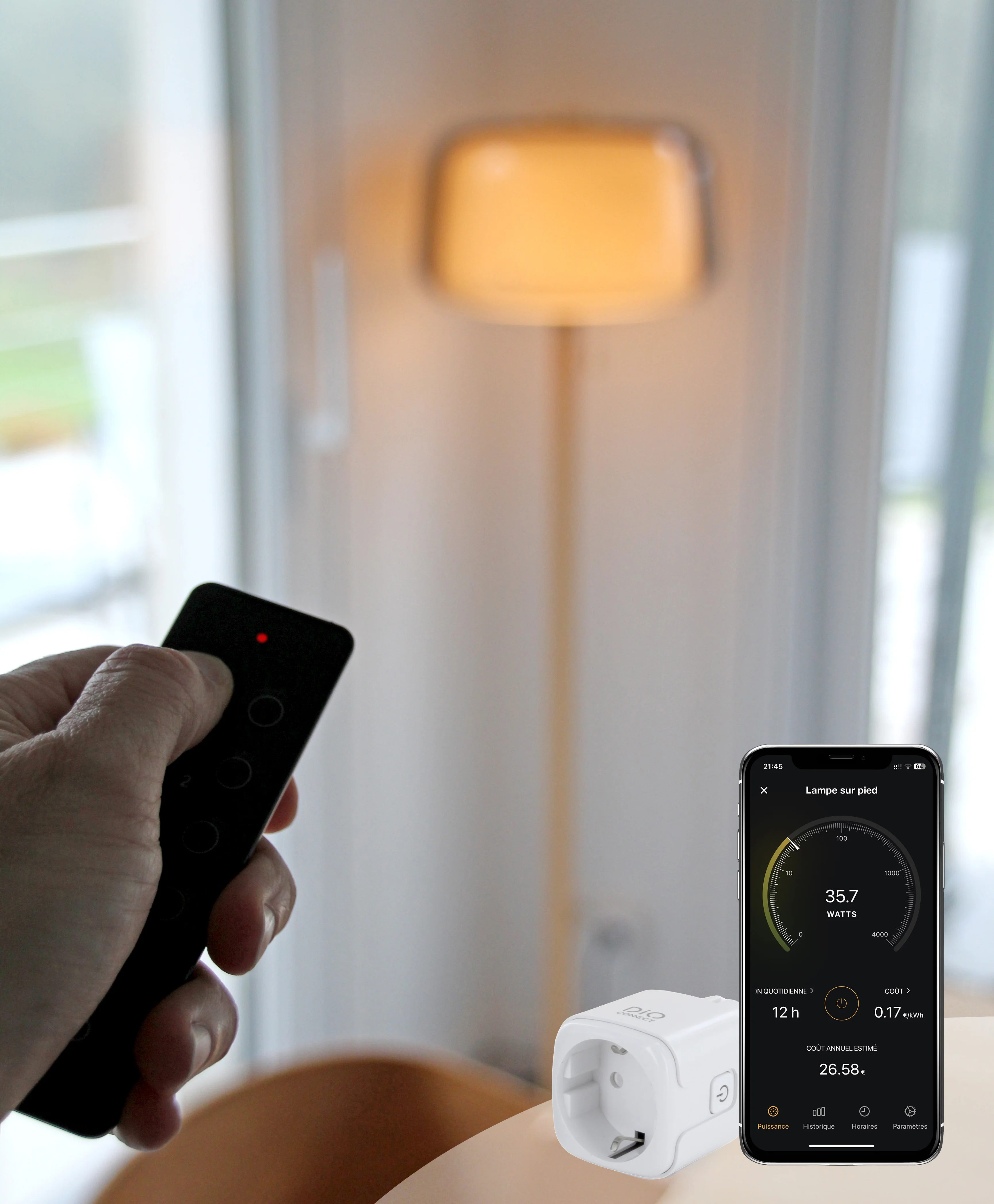 2 Connected plugs (SCH) with remote control - DiO Connect - Image 5