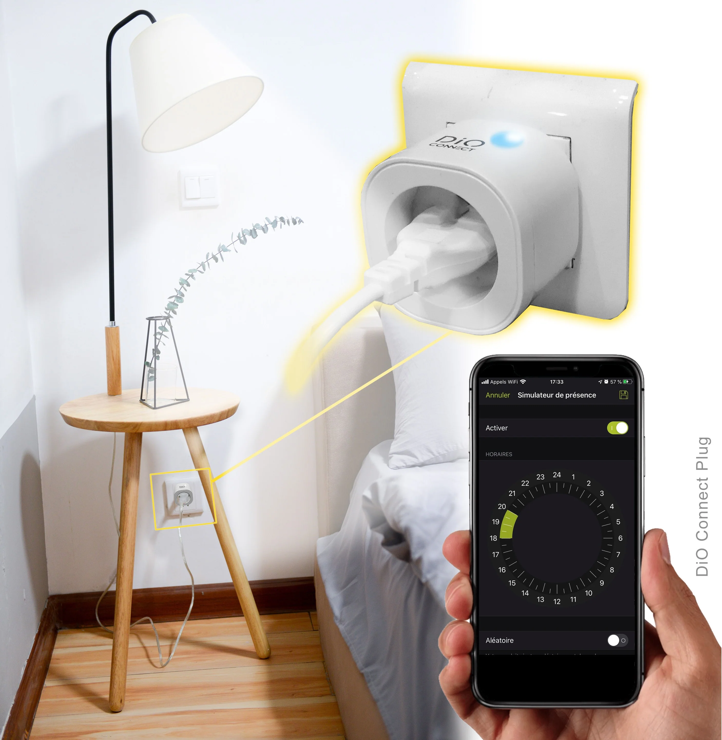 2 Connected plugs (SCH) with remote control - DiO Connect - Image 6